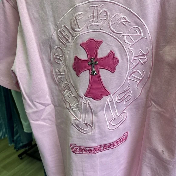 Chrome Hearts pink t-shirt - Picture 3 of 4